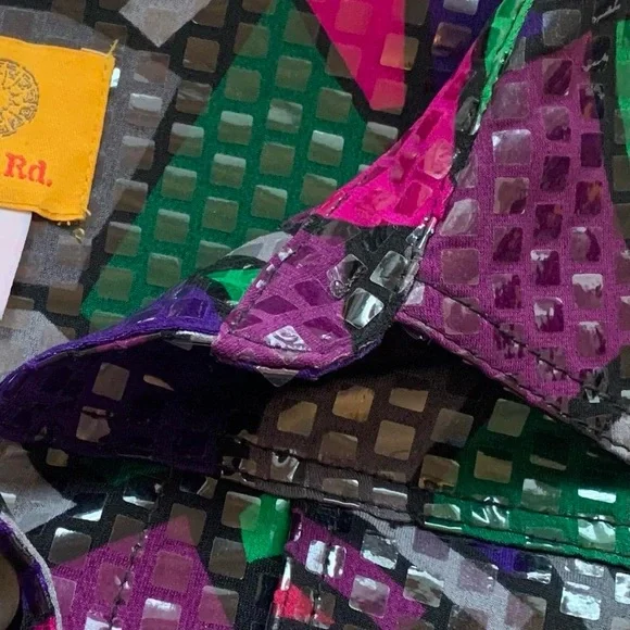 Ruby Rd. Colorful Geometric Pattern Jacket - Picture 5 of 8